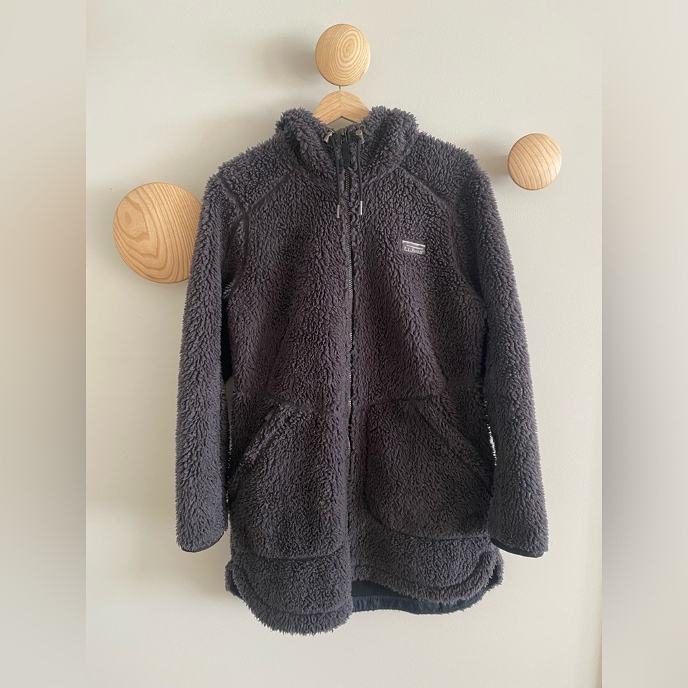 Llbean Mountain Pile Fleece Coat